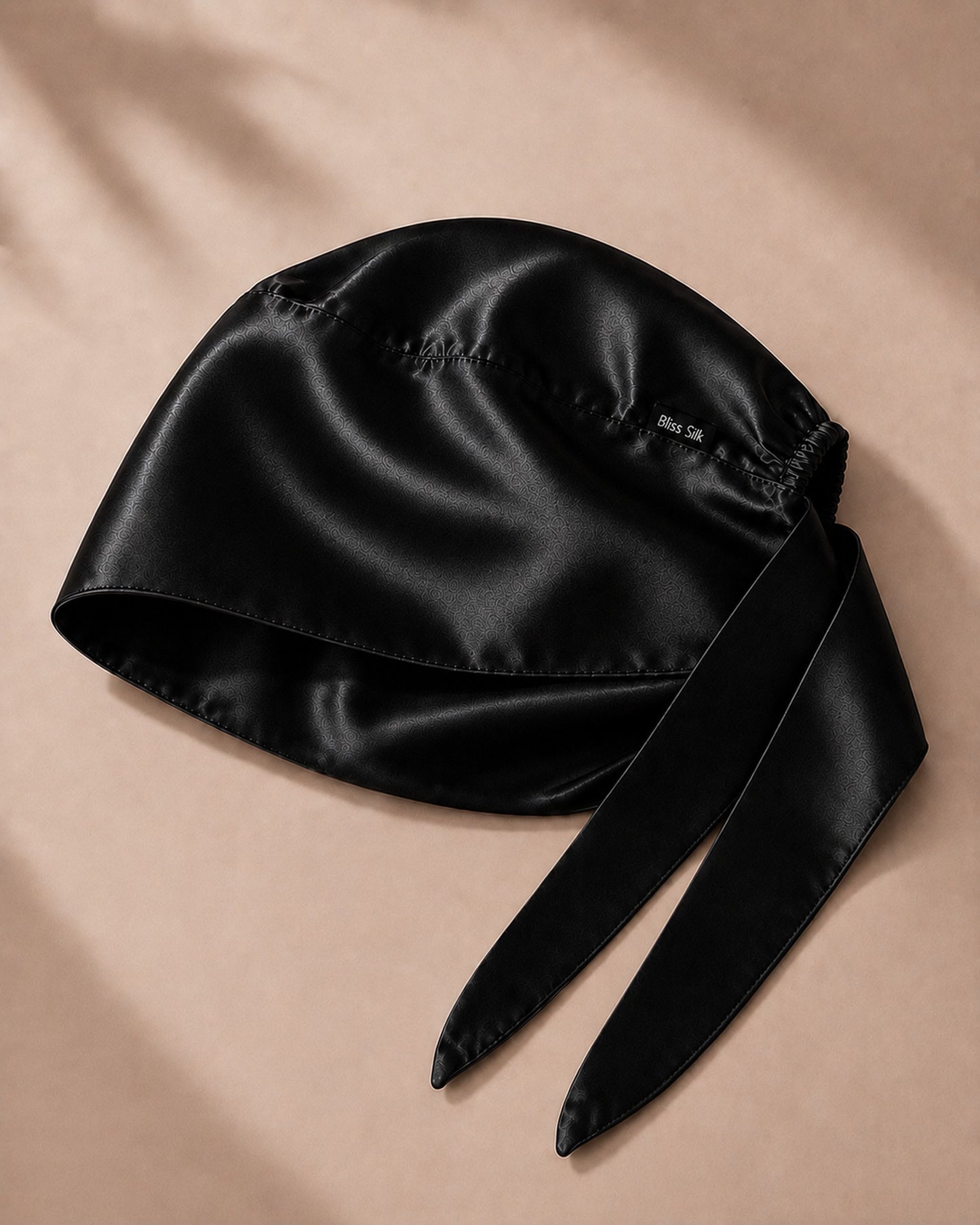 Silk Scrub Cap in Black — BlissSilk