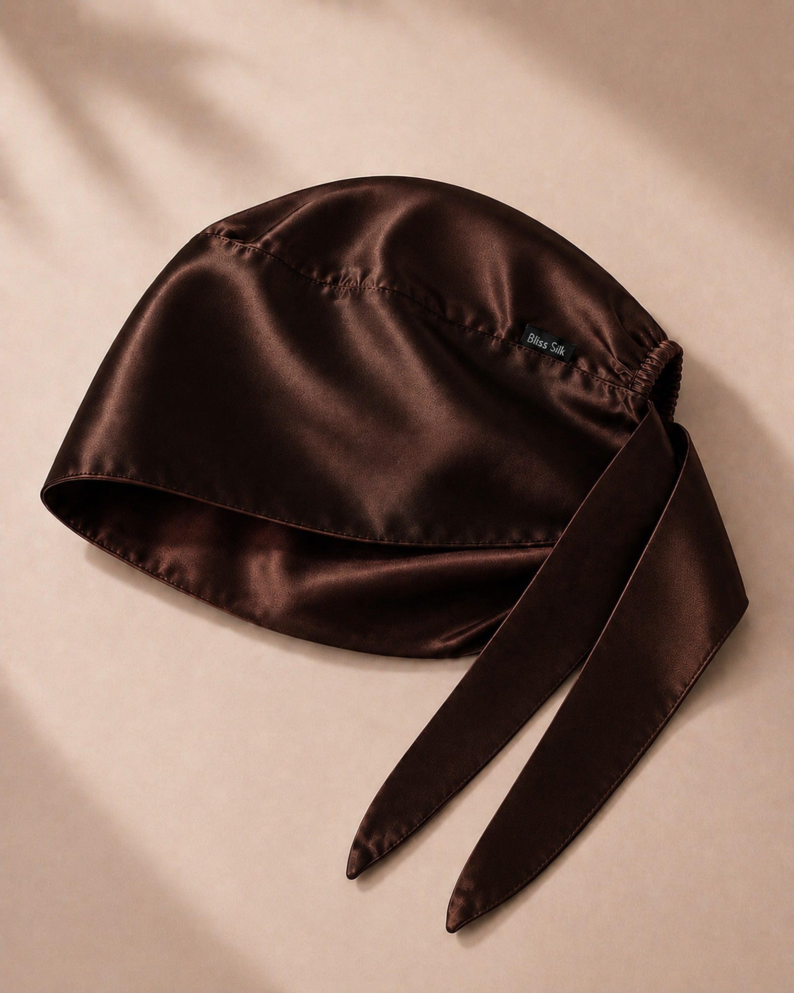 Silk Scrub Cap in Brown — BlissSilk