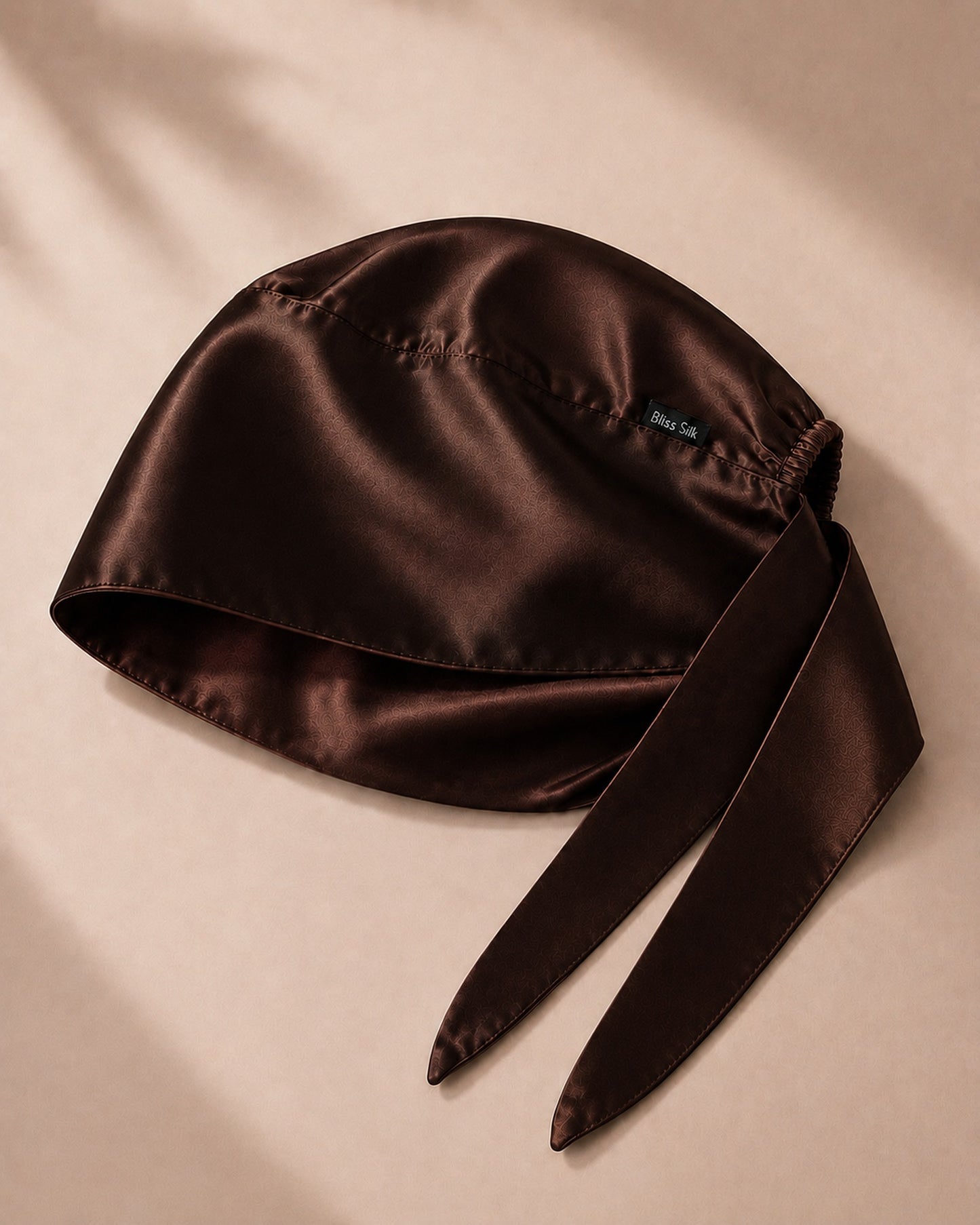 Silk Scrub Cap in Brown — BlissSilk