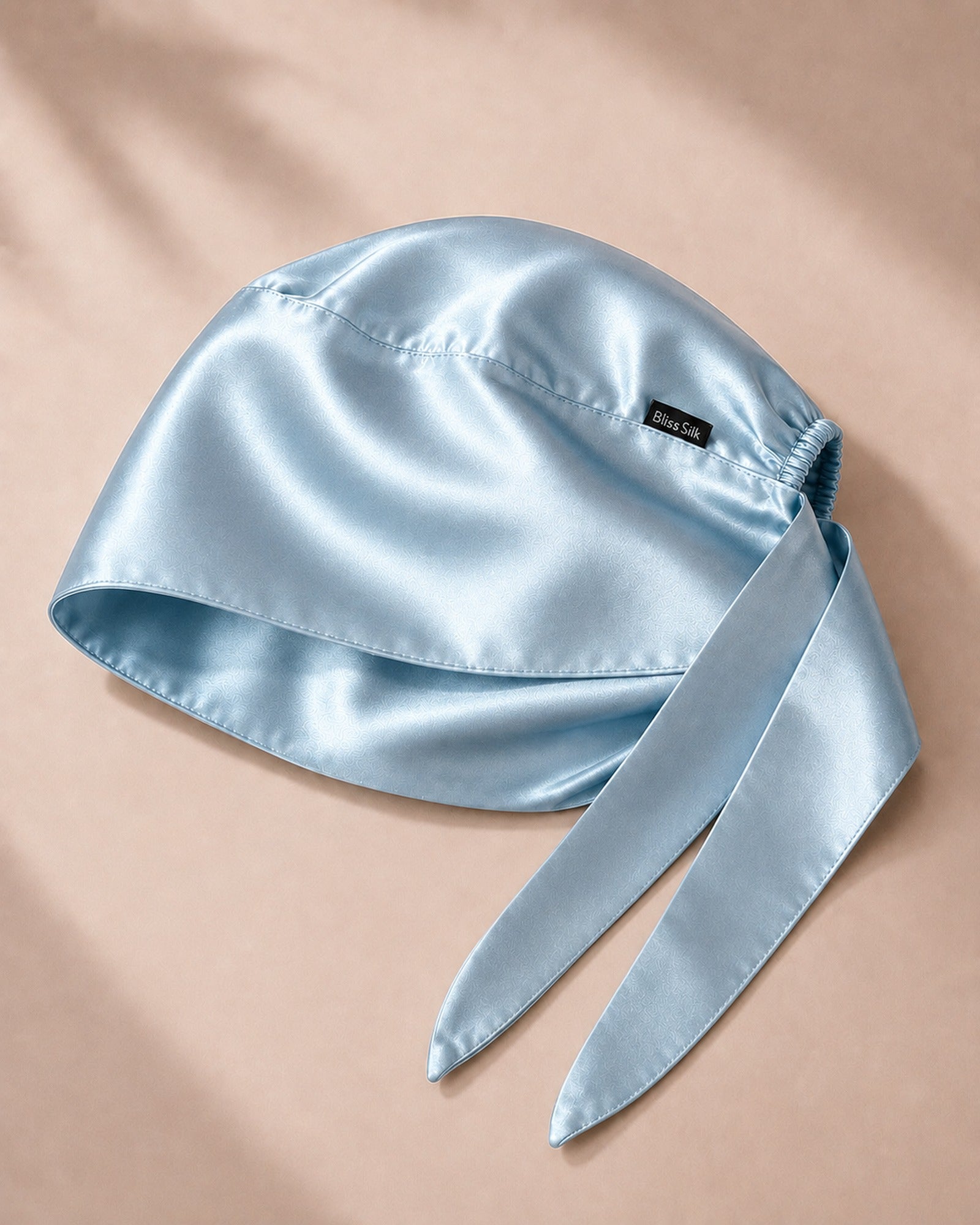 Silk Scrub Cap in Sky Blue — BlissSilk